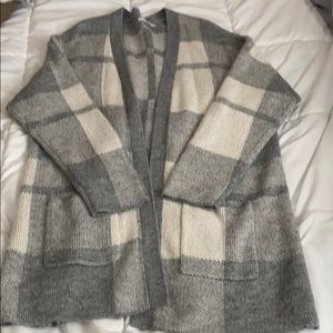 Plaid Cardigan